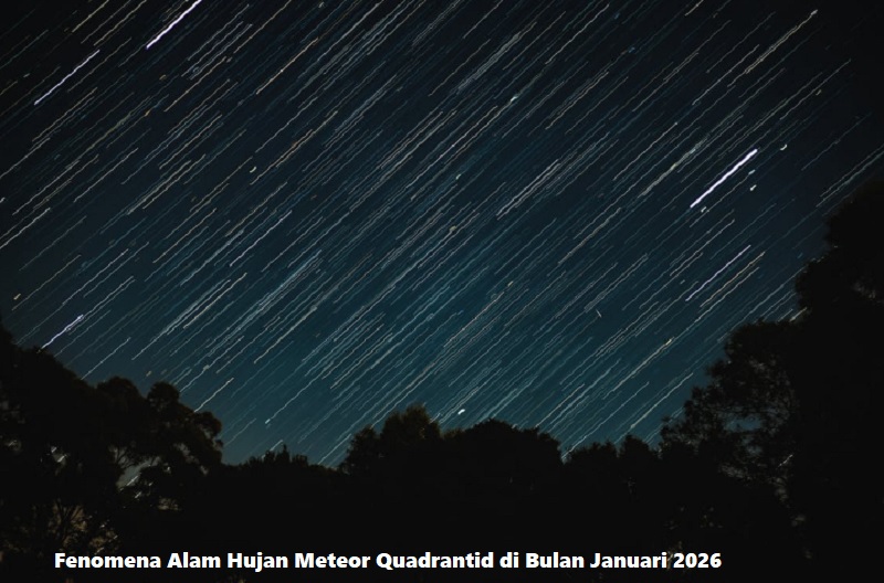 Fenomena Alam Hujan Meteor Quadrantid di Bulan Januari 2026